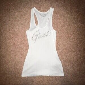GUESS Jewel Embellished Tank Top